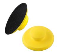 MisFun 2 Piezas Lijado Manual del Bloque, 5 Pulgadas Bloque de Lijado Manual de Almohadilla Redonda, Almohadilla de Lijado Manual Tacos de Lijado, Para Manualidades, Restaurar Muebles Carpintería