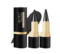 MisFun 2 Piezas Maquillaje Liner, Eyeliner Waterproof, Delineador de Ojos Waterproof, Lápiz Delineador de Gel de Lapiz de Ojos, Eyeliner Negro Resistente Al Agua Gel Delineador de Ojos (Negro)