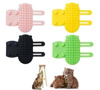 MisFun 4 Piezas Cepillo Gato, Cepillo para Gatos Autolimpiante, Cepillos para Perros para Mascotas, Cepillos para Gatos Removedor de Pelo Cepilloes para Mascotas para Pelo Largo y Pelo Corto