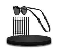 MisFun 8 Piezas Cordones para Gafas Ajustable, Correa de Gafa Antideslizante, Cordón para Gafas Para Hombres y Mujeres, Cordones para Gafa de Sol y Gafa Deportivas, para Varios Vasos (B)