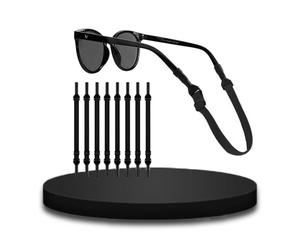 MisFun 8 Piezas Cordones para Gafas Ajustable, Correa de Gafa Antideslizante, Cordón para Gafas Para Hombres y Mujeres, Cordones para Gafa de Sol y Gafa Deportivas, para Varios Vasos (B)