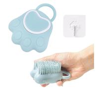 MisFun Cepillo para Perros, Cepillo de Baño de Masaje para Mascotas, Cepillo Baño Perro, Mascotas de Silicona Suave Cepillo de Ducha, para el Lavado de Perros y Gatos de Pelo