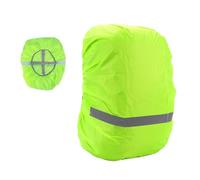 MisFun Funda Mochila Impermeable, Chubasquero Mochila, Funda Lluvia Mochila, Protector de Mochila con Tira Reflectante para Exteriores, Viajes, Senderismo, Montañismo, Ciclismo(Verde, L)