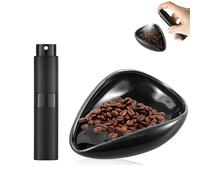 MisFun Juego de Taza Dosificadora de Granos de Café y Botella Pulverizadora RDT, Rockible Cuenco de Pesaje, Bandeja Individual, Uenco Dosificador Portátil