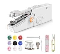 MisFun Maquina de Coser, Sewing Machine, Maquina de Coser Portatil, Mini Maquina de Coser, Fácil de Usar para Principiantes, Adecuada para Ropa, Cortinas, Bricolaje, Viajes en el Hogar