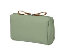 MisFun Mini Neceser Maquillaje, Neceser Mujer Pequeño Impermeable, Bolsa Maquillaje Viaje para Mujer con Cremallera, Bolsas de Cosméticos de Viaje Portátil Bolsos de Baño, para Viaje Baño Verde