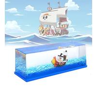 MisFun Modelo Fluido para Cruceros, Botella de Deriva de Fluidos de Cruceros, Unsinkable Ship in a Bottle, Diez mil Millas de Sol Modelo Barco Cruceros, para Hogar Coche Decoración
