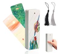 MisFun Papel & Acuarela 50 Hojas 300gr Algodón, 50 Colgantes Borlas