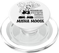 Misha Moose Mishaoblast Divertido Soviético Retro Propaganda PopSockets PopGrip para MagSafe
