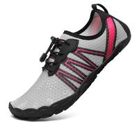 Mishansha Barefoot Escarpines Hombre Verano Zapatos de Agua Mujer Gris Claro 45