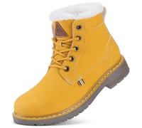 Mishansha Botas de Niño Invierno CáLido Cómodas Niña Botas de Nieve Jaune Gr.34