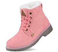 Mishansha Botas de Niño Invierno CáLido Cómodas Niña Botas de Nieve Rouge Vin Gr.34