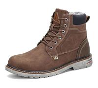 Mishansha Botas Hombre Mujer Invierno Trekking Boots Antideslizantes Botas de Nieve Impermeables Zapatos Marrón Gr.40