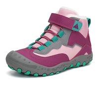 Mishansha Botas Niña Invierno Botas Nieve Niño Impermeables Botas de Nieve Botines Forradas Invierno Botas Trekking Senderismo Zapatos Invierno Zapatillas Nieve Morado,Gr.26