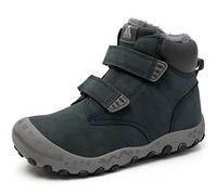 Mishansha Botas Niño Invierno Botines Niña Nieve Botas Invierno Zapatos Cálido Antideslizante Botas Montaña Impermeables Zapatillas Senderismo Azul,Gr.30