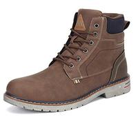 Mishansha Botines Hombre Impermeable Clasicas Moto Botas Marrón Gr.46