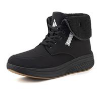 Mishansha Botines Plataforma de Mujer Botas Nieve | Botines Plataforma，Cómodos，Calentitas，Impermeable，Antideslizantes，para el Día a Día，Los Viajes，Los Paseos