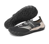 Mishansha Escarpines Hombre Mujer Agua Zapatillas de Agua Zapatos Playa Secado Rápido Escarpines para Piscina Mar Surf Acuáticos Tan,Gr.45