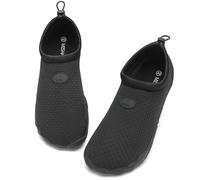 Mishansha Hombres Zapatos de Acuáticos Mujer Escarpines Secado Rápido Antideslizante Zapatos de Agua para Ligeros Respirable para Deportes Acuáticos Señal Negro Gr.43