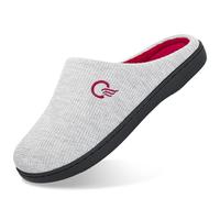 Mishansha Invierno Pantuflas Mujer Zapatillas de Casa Mujers Slippers Memory Foam CáLido Antideslizantes Interior Al Aire Libre Zapatilla de Estar Gris Claro 40/41