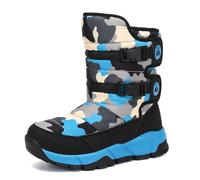 Mishansha Niños Botas de Nieve Niña Calentitas Forro Botines Invierno Antideslizante Comodas Bota Infantiles Nieve 35 EU
