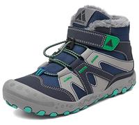 Mishansha Niños Niñas Botas de Nieve Senderismo Impermeables Deportes Trekking Zapatos Invierno Forro Piel Sneakers