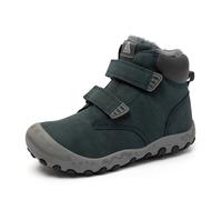 Mishansha Niños Zapatos Invierno Niña Botas de Nieve Impermeable Calientes Senderismo Zapatillas Azul Tallas 35