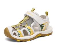 Mishansha Sandalias Deportivas niños Verano Zapatos al Aire Libre Transpirable Punta Cerradas Beige 38 EU