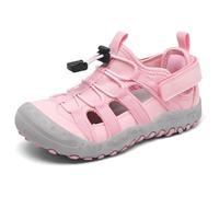 Mishansha Sandalias para Niños Puntera Cerrada Ligeras y Transpirables Antideslizante de Verano para Niñas y Niños Outdoor Rosa 33