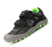 Mishansha Unisex Ligero Zapatillas de Deporte para Niños Niñas Sneakers Transpirable Cómodos Zapatos Casuales, Trek Negro 33