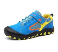 Mishansha Unisex Ligero Zapatillas de Deporte para Niños Niñas Sneakers Transpirable Cómodos Zapatos Casuales, Azul 28