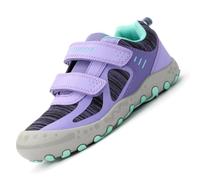 Mishansha Unisex Ligero Zapatillas de Deporte para Niños Niñas Sneakers Transpirable Cómodos Zapatos Casuales, Trek Morado 34