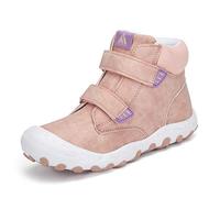 Mishansha Unisex Niños Zapatos de Senderismo para Antideslizante y Ligero Botas para Niña Botas de Montaña Rosa 33 EU