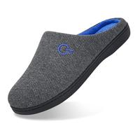 Mishansha Zapatillas Casa Hombre Mujer Invierno Pantuflas Gris 36/37