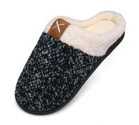 Mishansha Zapatillas de Casa Hombre Cálido Memory Foam Pantuflas Mujer Invierno Calientes Slippers,Turquesa,44/45