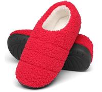 Mishansha Zapatillas de Casa Unisex Invierno Cálido Rojo Manzana 38/39EU