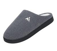Mishansha Zapatillas de Fieltro Cálido para Hombre Mujeres Suave Invierno Pantuflas Antideslizante Zapatos, Slipper Gris 37