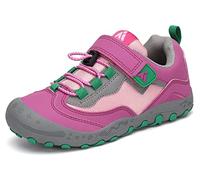 Mishansha Zapatillas de Running Niño Niña Botas de Senderismo Transpirables Calzado Montaña Rosa 32EU