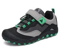 Mishansha Zapatillas de Running Niño Transpirables Botas de Senderismo Niña Casual Calzado Deportivo Negro 34