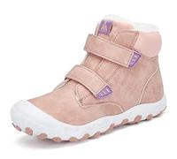 Mishansha Zapatos de Invierno Zapatillas de Senderismo Niño Niña Cálido Botas de Nieve Cálido Calzado Rosa 37 EU