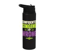Misheard Lyric Humor Singing It Wrong Stainless Steel Insulated Water Bottle