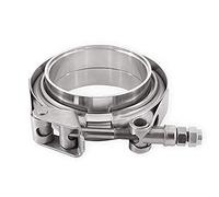 Mishimoto MMCLAMP-VS-3 Abrazadera de banda en V de acero inoxidable, 76,2 mm