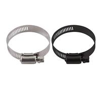 Mishimoto MMCLAMP-WG-57HTBK Abrazadera de engranaje sin fin de alto par, 1.30-2.24 pulgadas (33mm-57mm), negro, paquete de 10