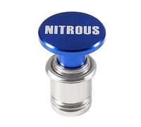 Misil de Fuego y Botón de Expulsión Encendedor de coche 12V Enchufe de mechero Auto Accesorios de repuesto Se adapta a la mayoría de los vehículos de automoción (Azul NITROUS)