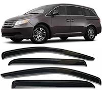 MISIOEK Protectores de Lluvia adecuados para Honda Odyssey 2011-2017, Visera de Ventana de ventilación, deflectores de Ventana, Protector de Lluvia, 4 Piezas 94203