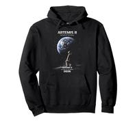 Misión a la Luna Artemisa 2026 Lanzamiento de Cohetes Artemis 2 Sudadera con Capucha