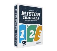 Misión Cumplida, Juego de Mesa Cooperativo, Juego con Amigos, Juego Familiar, Juego de 1 a 4 Jugadores, Modo Solitario, Temática Abstracta, Mecánica de Bazas, Gestión de cartas y Matemáticas, Edad +10