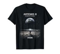 Misión de Astronauta Artemis a la Luna 2026 Cohete Artemis 2 Camiseta
