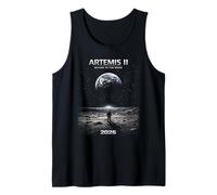 Misión de Astronauta Artemis a la Luna 2026 Cohete Artemis 2 Camiseta sin Mangas