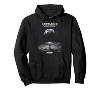 Misión de Astronauta Artemis a la Luna 2026 Cohete Artemis 2 Sudadera con Capucha
